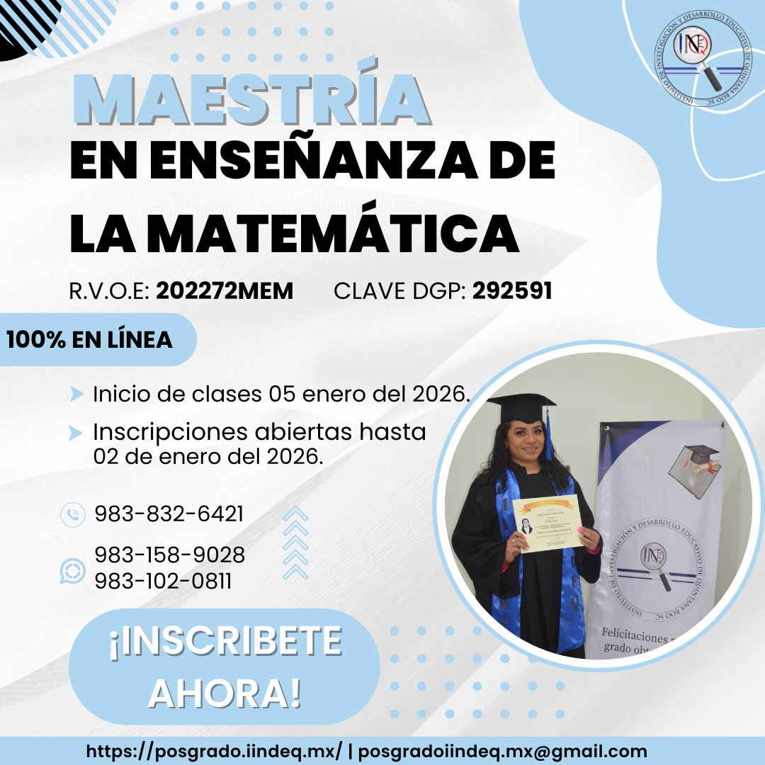 Maestría en Enseñanza de la matemática